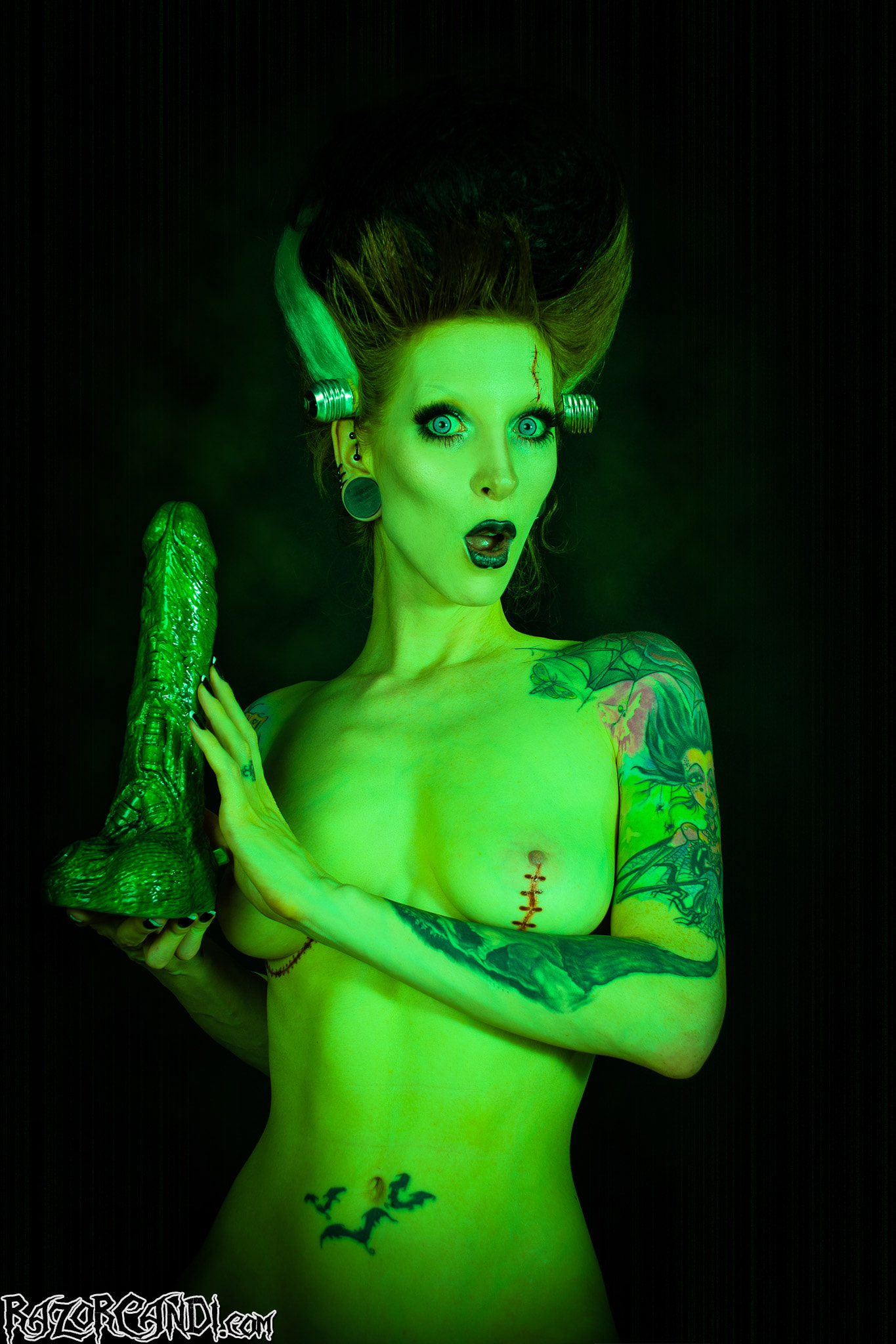 Bride of Frankenstein Finds Huge Cock