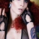 Razor Candi in 'Busty Tattooed Razor Candi with Big Curly Red Hair'