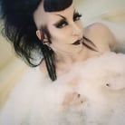 Razor Candi in 'Classic Gothic Deathrock Beauty in Bubble Bath'
