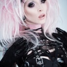 Razor Candi in 'Gorgeous Pink Candy Goth Babe in Torn Fishnets'