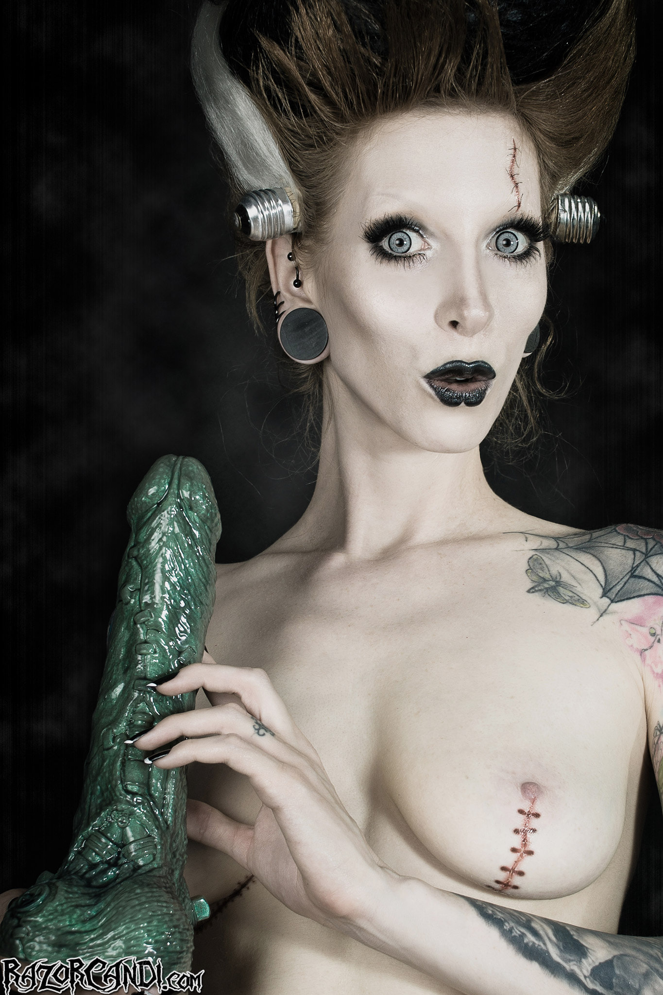 Tattooed Bride of Frankenstein Cosplay