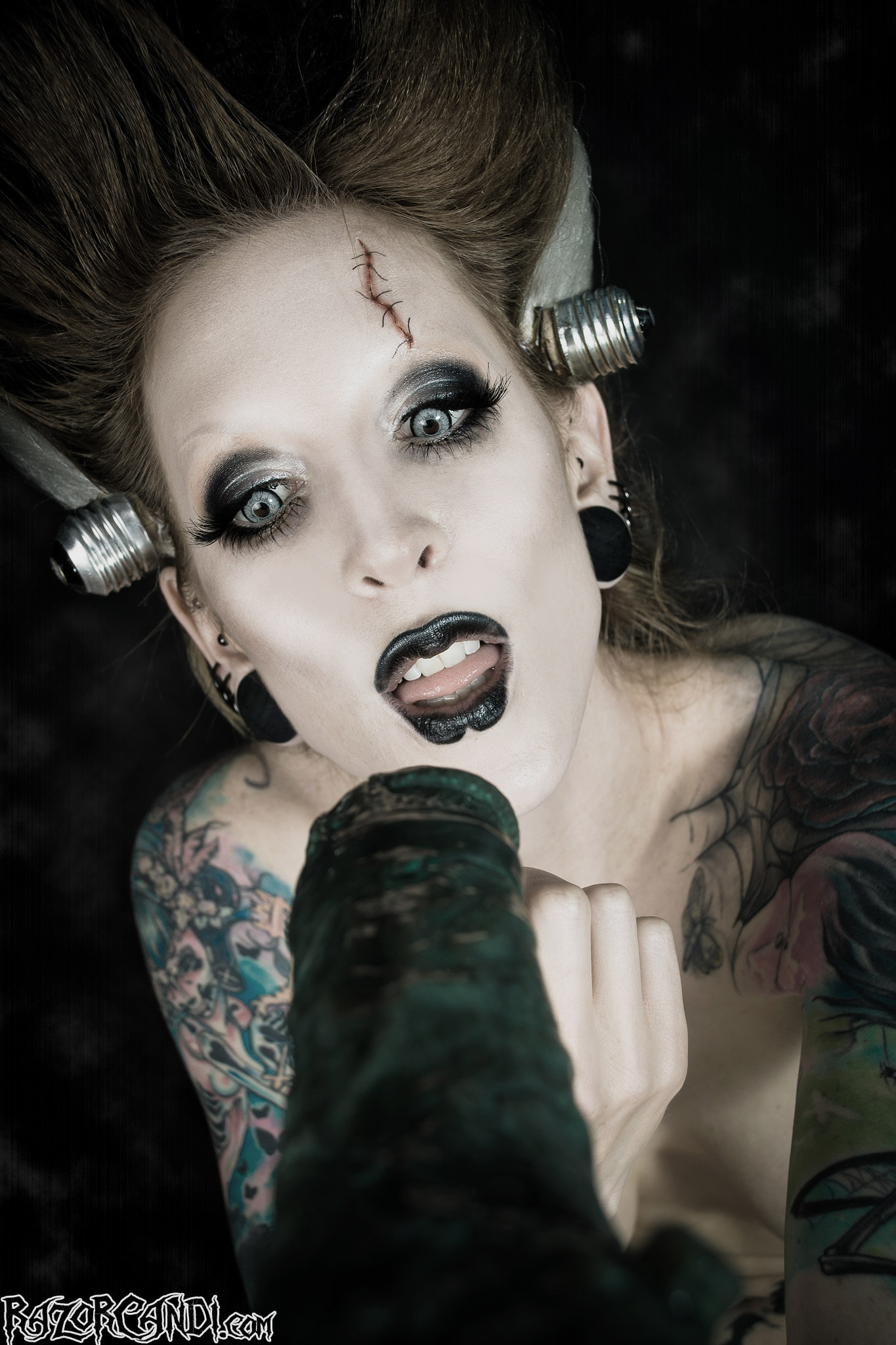 Tattooed Bride of Frankenstein Cosplay